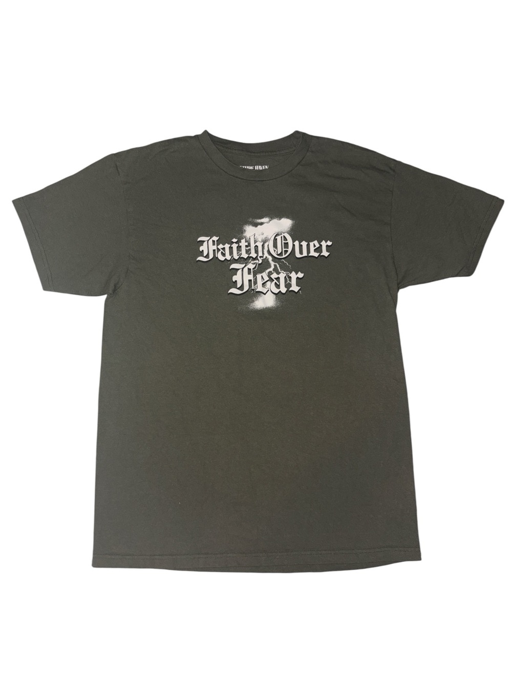 Faith Over Fear Short Sleeve Tee - Olive